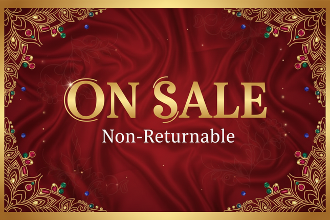 This item is on Sale and is non-returnable 